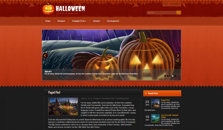 I 5 migliori temi WordPress per Halloween 5 SMThemes Halloween