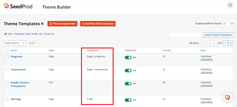 Seedprod-conditions-examples - IsItWP - 免費 WordPress 主題偵測器 seedprod conditions examples