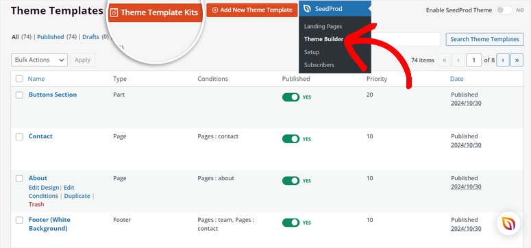 Seedprod-theme-template-kits - IsItWP - 免費 WordPress 主題偵測器 seedprod theme template kits