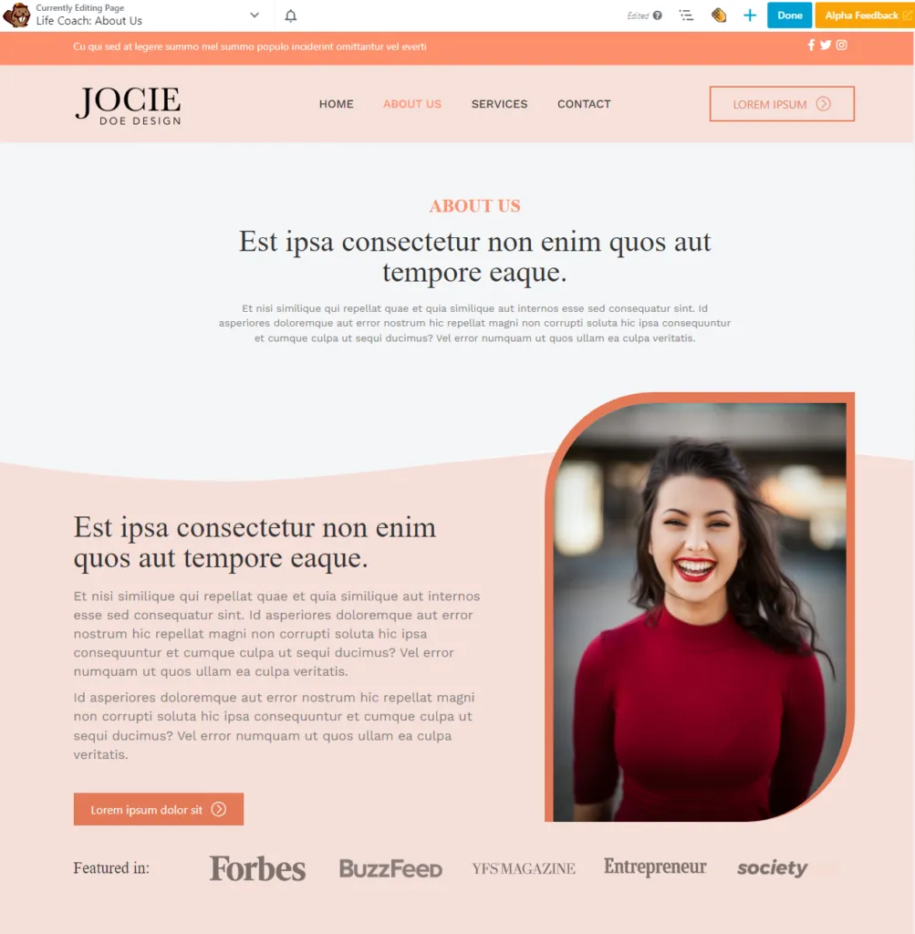 L'editor di Beaver Builder