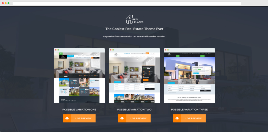 Tema WordPress Tempat Nyata untuk Real Estat