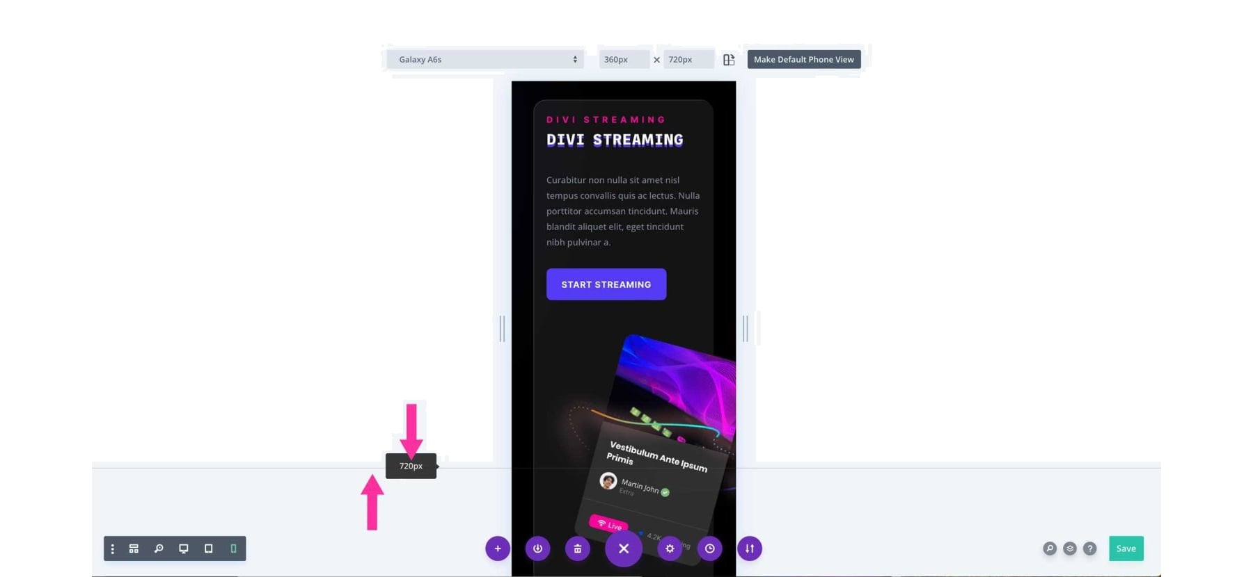 divi responsif di paro atas