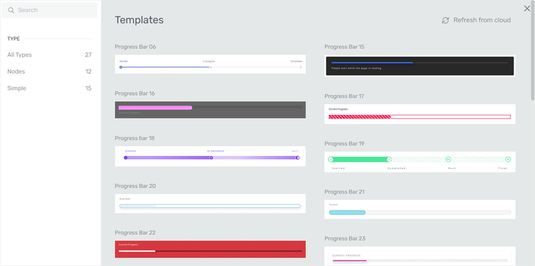 thrive-architect-progress-bar-templates - IsItWP - Rilevatore di temi WordPress gratuito thrive architect progress bar templates