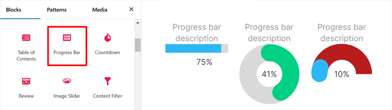 last-blocks-progress-bar-block - IsItWP - Rilevatore di temi WordPress gratuito ultimate blocks progress bar block
