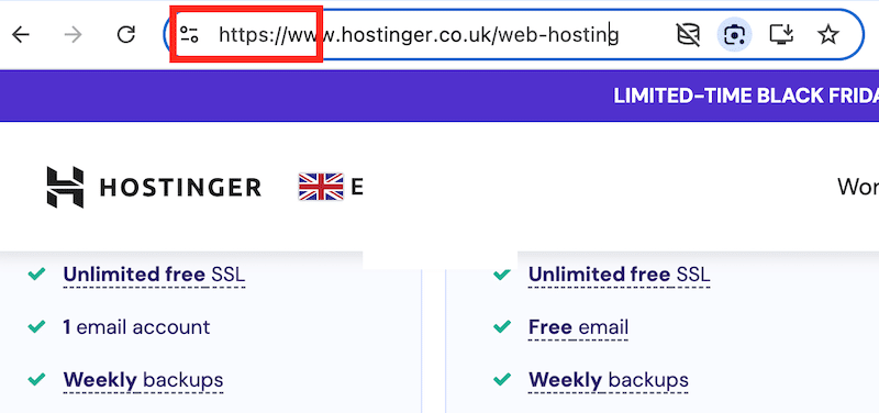 HTTPS 提高安全性 - 来源:Hostinger