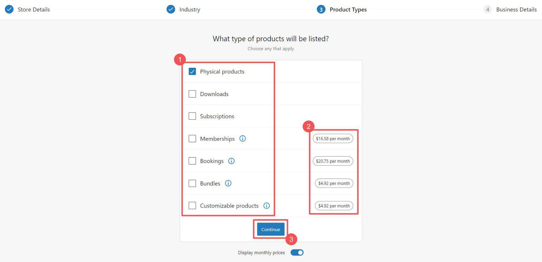 Produkty typu WooCommerce