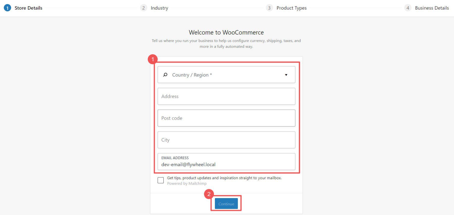 Dane osobowe WooCommerce
