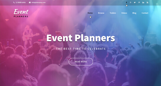 Tema WordPress Agen Acara