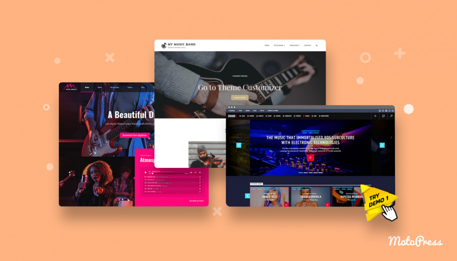 Motyw WordPress dla muzyków