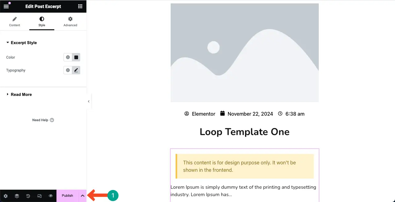 Как использовать виджет Elementor Loop Grid в WordPress с HappyAddons 16 Publish the Loop Grid template