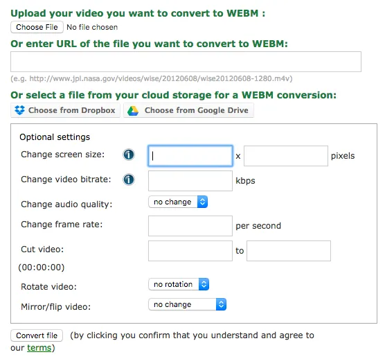 Outil de conversion en ligne