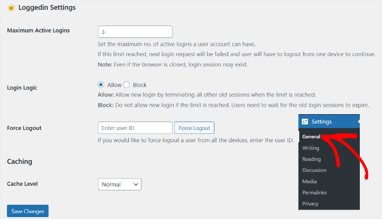 登录设置 - IsItWP - 免费 WordPress 主题检测器 loggedin settings