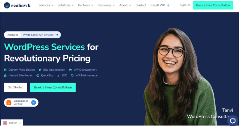 seahawk - IsItWP - Détecteur de thème WordPress gratuit seahawk
