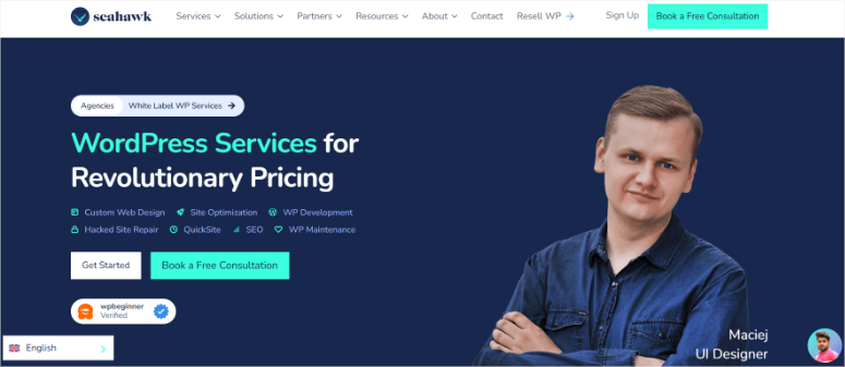 seahawk-media-homepage - IsItWP - Détecteur de thème WordPress gratuit seahawk media homepage