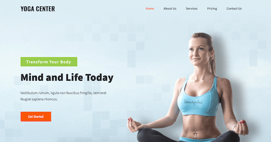 Tema de WordPress para meditación