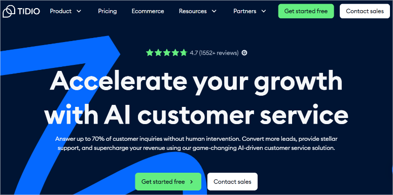 tidio-homepage - IsItWP - 無料の WordPress テーマ検出ツール tidio homepage
