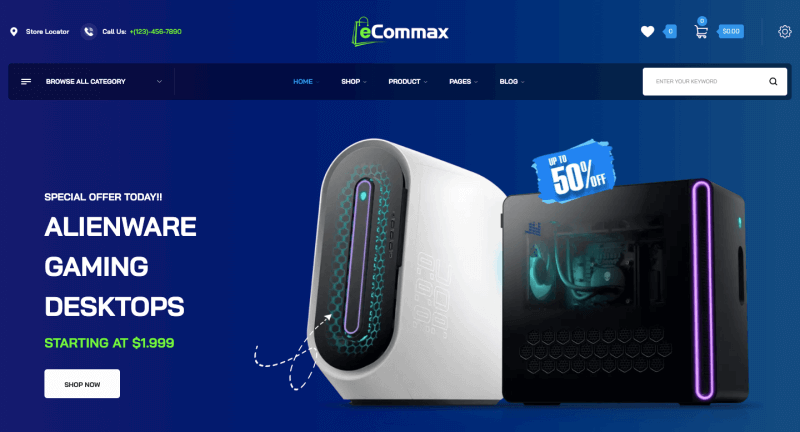ecommax-目录-wp-主题