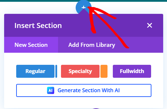 divi-add-section - IsItWP - Detector de temas gratuito de WordPress divi add section