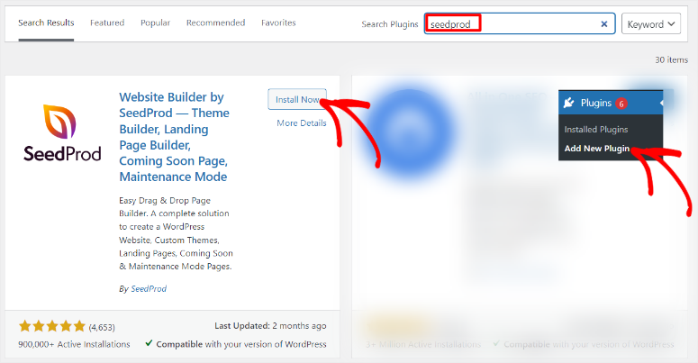 seedprod-free - IsItWP - Detector de temas de WordPress gratuito