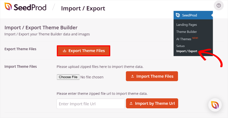 seedprod-export-theme-files - IsItWP - Detector gratuito de temas de WordPress seedprod export theme files