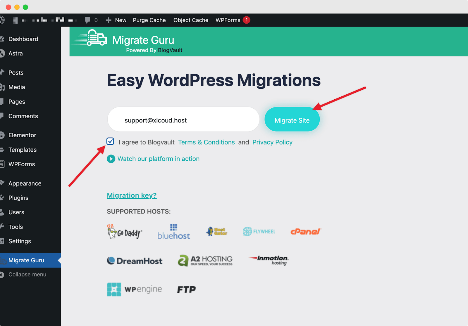 نقل موقع ووردبريس Transfer WordPress Website