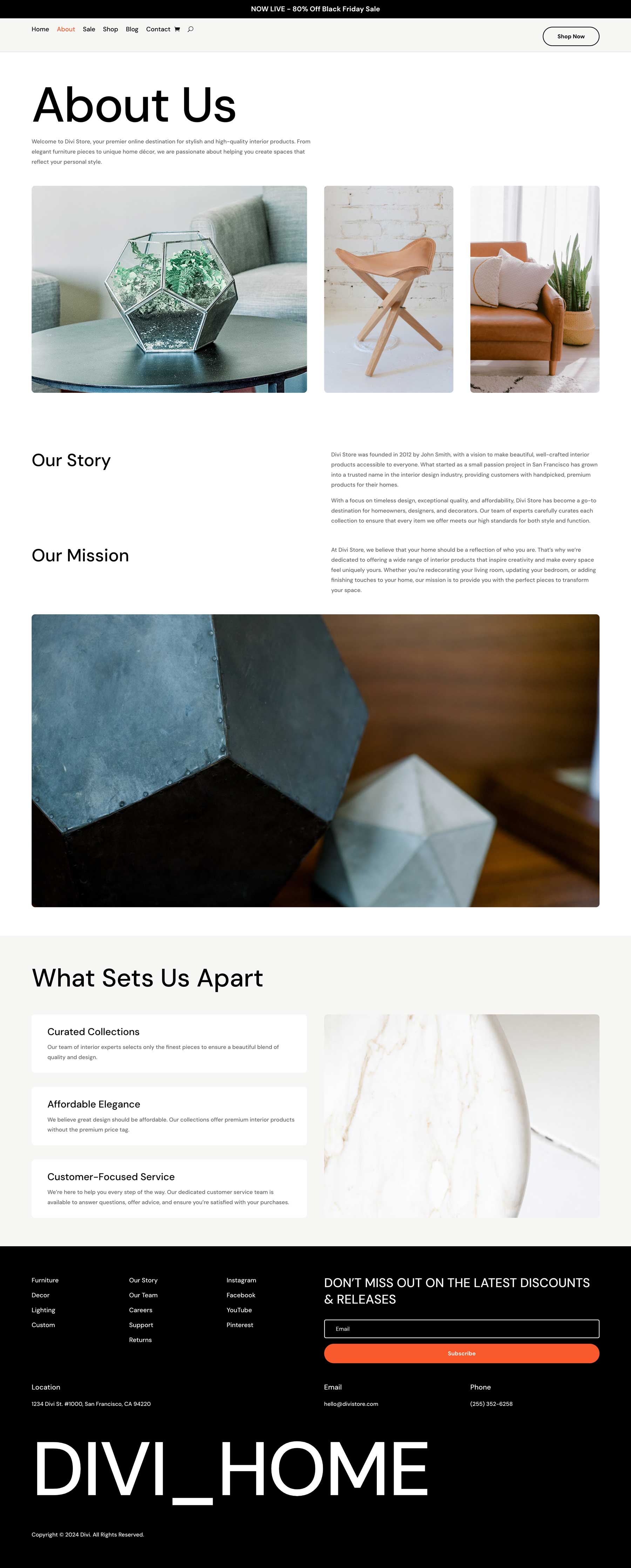 Cyber ​​Monday Store-Website-Paket