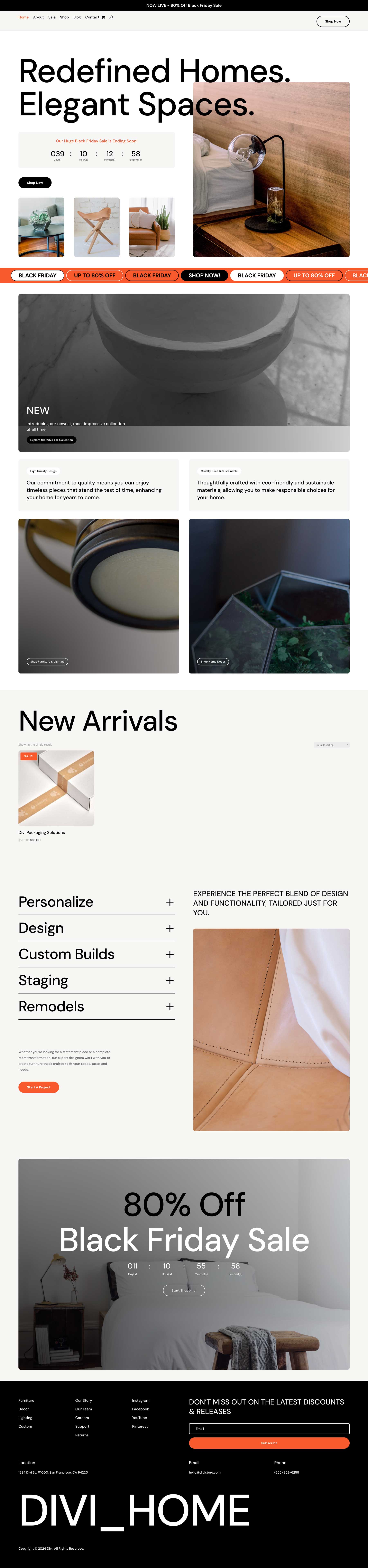 Cyber ​​Monday Store-Website-Paket