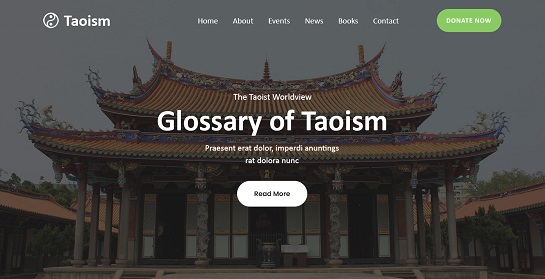 Tema de WordPress sobre taoísmo
