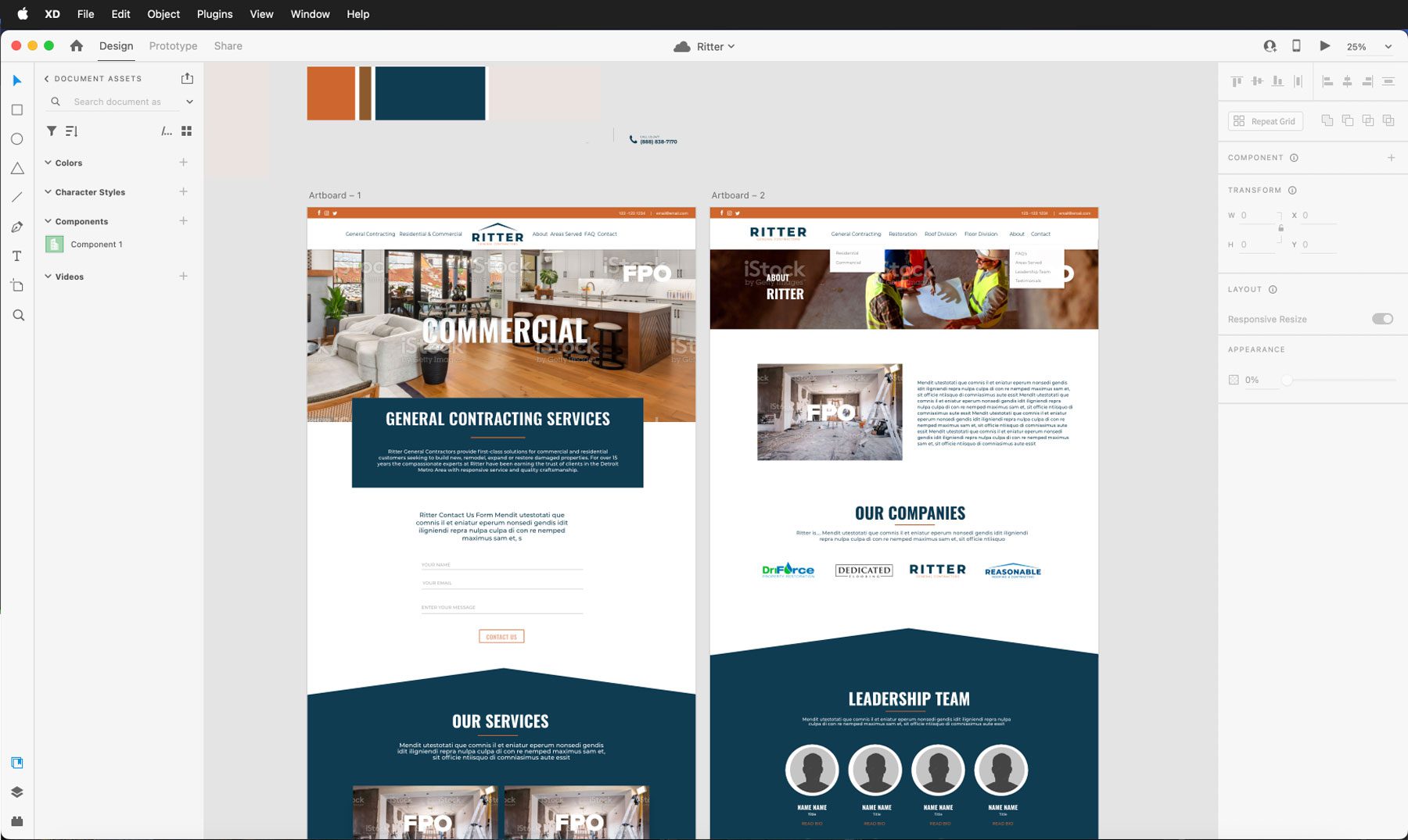 Maket Adobe XD