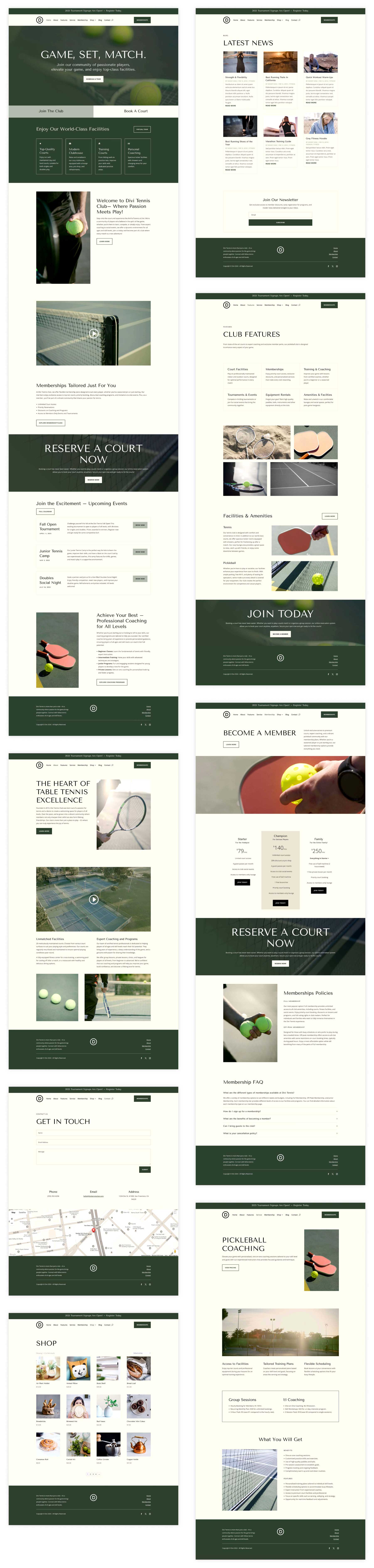 situs starter klub tenis untuk Divi
