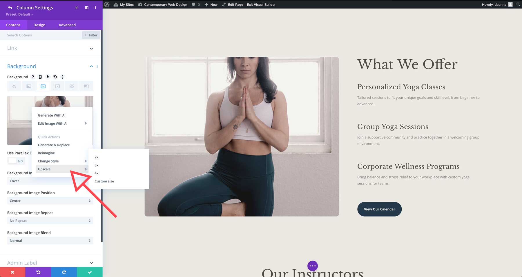 diseño web contemporáneo