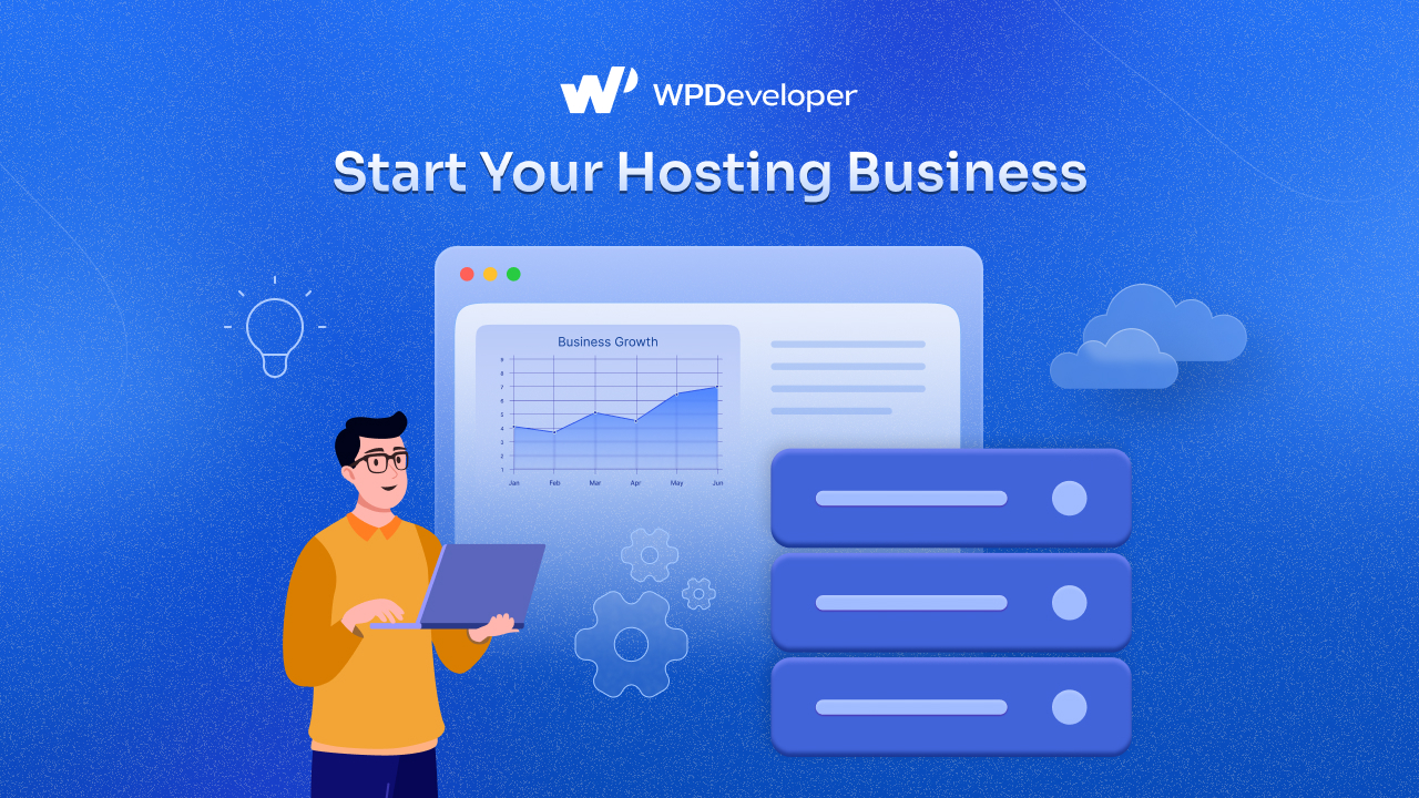 Attività di hosting web Web hosting business