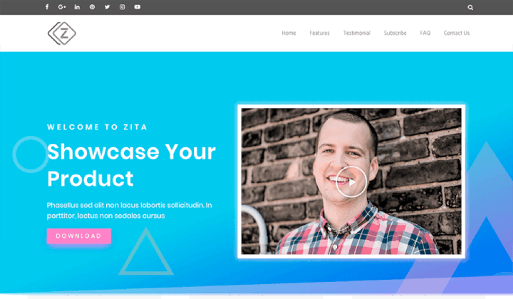 Los 12 mejores temas de WordPress para sitios web de miel y apicultura 5 zita small busuness