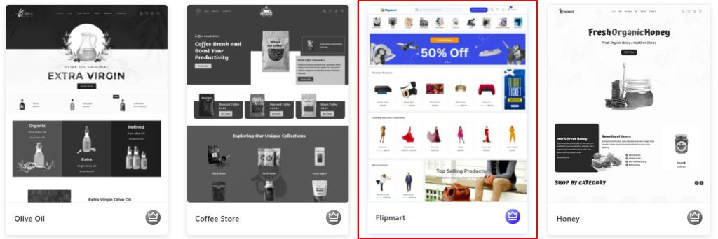 Come creare un sito web come Flipkart nel 2025 9 Flipmart template