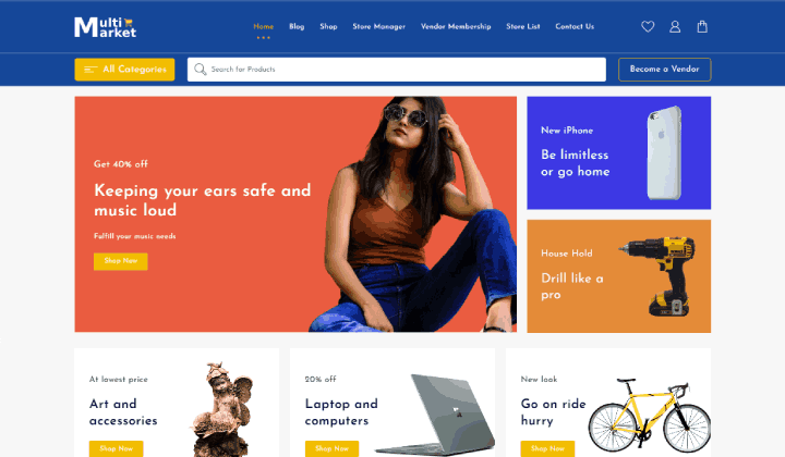 2025 年 12 個 WooCommerce 網站最佳範本 10 multivendor mania 1