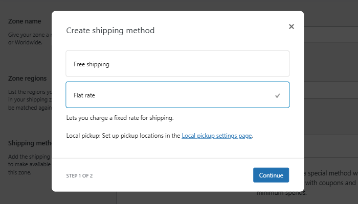 如何为 WooCommerce 8 上的产品添加免费送货 Flat rate