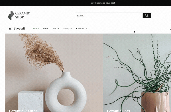 เทมเพลตเว็บไซต์ใหม่สำหรับร้านเซรามิก (ติดตั้งหนึ่งคลิก) 7 ceramic search 32