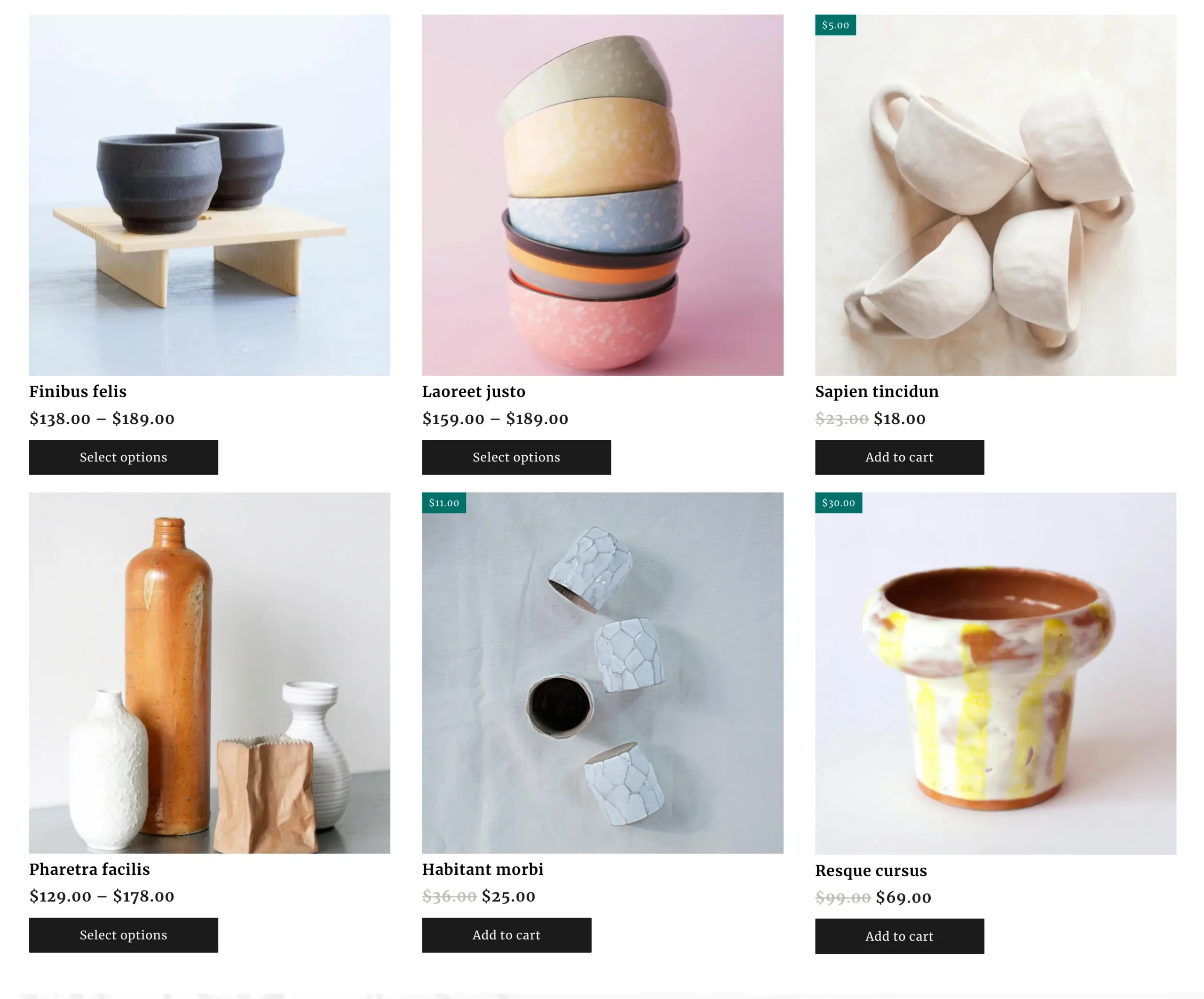 เทมเพลตเว็บไซต์ใหม่สำหรับร้านเซรามิก (ติดตั้งหนึ่งคลิก) 3 product showcase 32 scaled