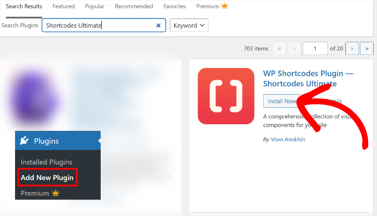 Shortsodes -Entitate -Install - ISITWP - Ücretsiz WordPress Tema Dedektörü shortcodes ultimate install