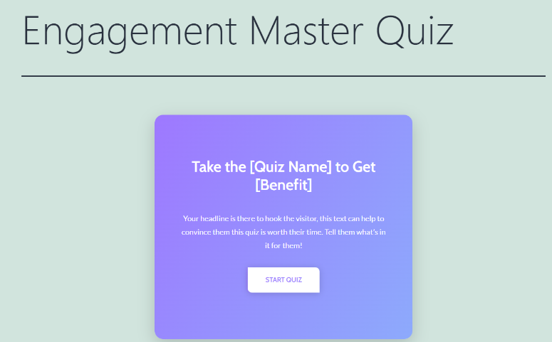 Thrive -Live -Quiz - ISITWP - Rilevatore di temi WordPress gratuito thrive live quiz