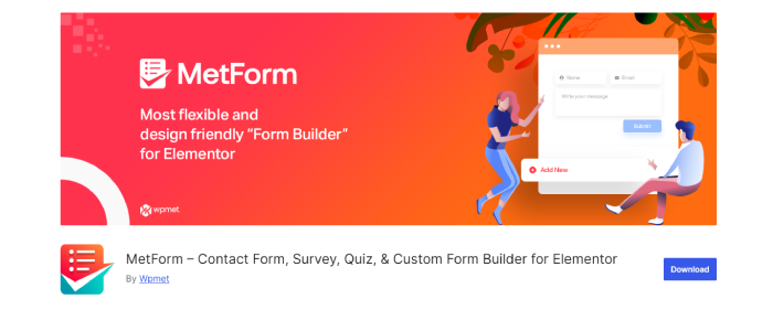 7 بدائل WPForms يمكنك استخدامها لإنشاء نماذج مذهلة 6 Met Form