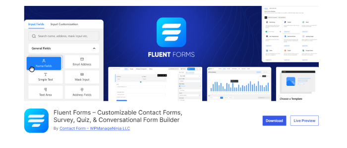 7 بدائل WPForms يمكنك استخدامها لإنشاء نماذج مذهلة 4 Fluent Form