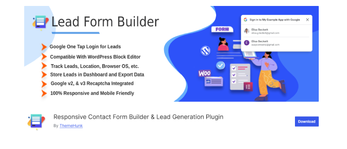 7 بدائل WPForms يمكنك استخدامها لإنشاء نماذج مذهلة 1 Lead Form Builder