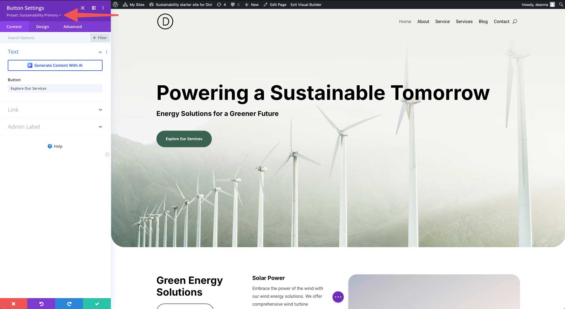 DIVIの持続可能性スターターサイト