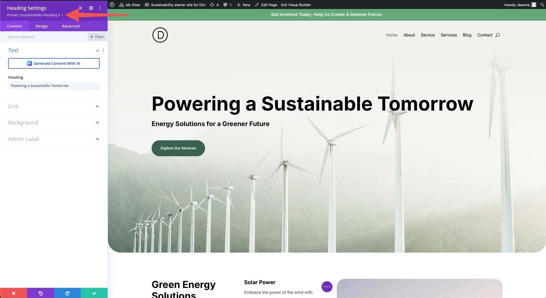 DIVIの持続可能性スターターサイト