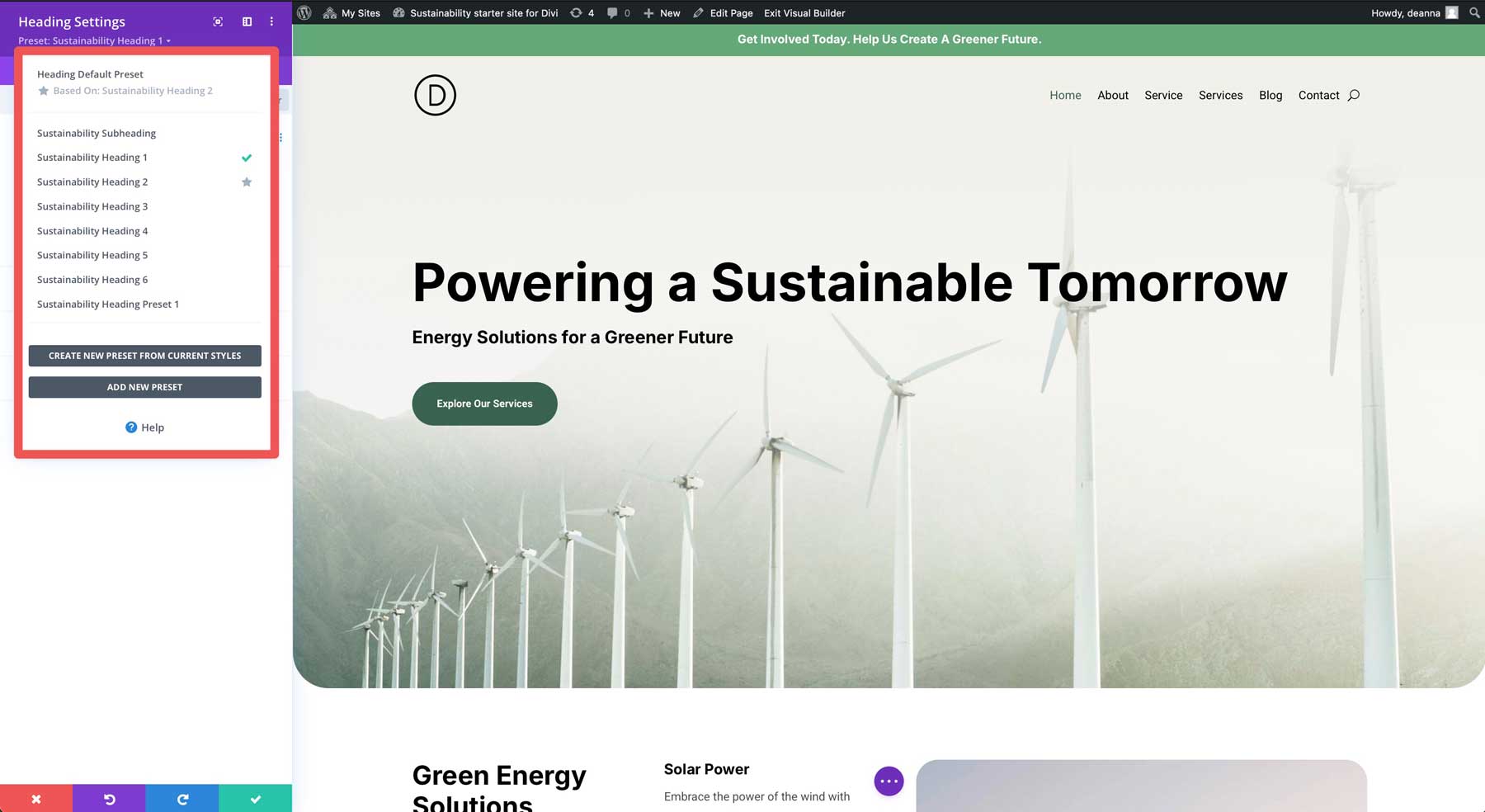 DIVIの持続可能性スターターサイト