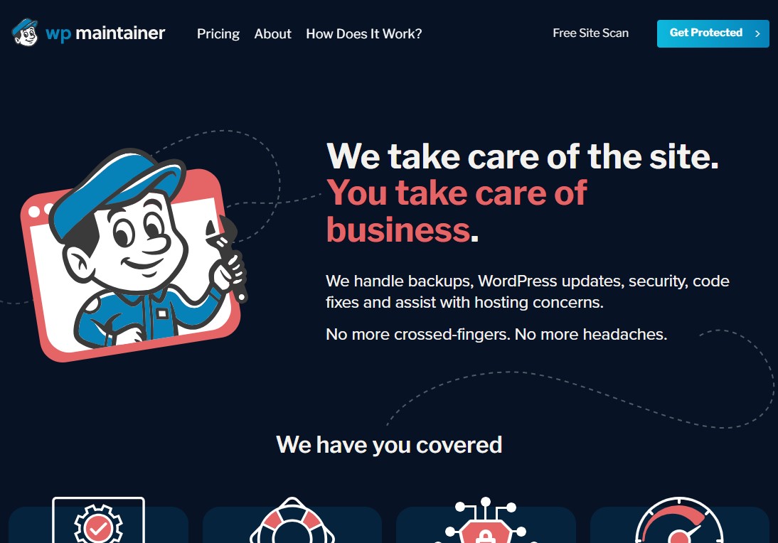 WP Mainter: Layanan Pemeliharaan & Dukungan WordPress