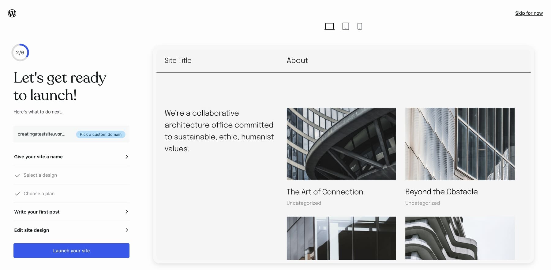 قم بتشغيل شاشة موقعك على WordPress