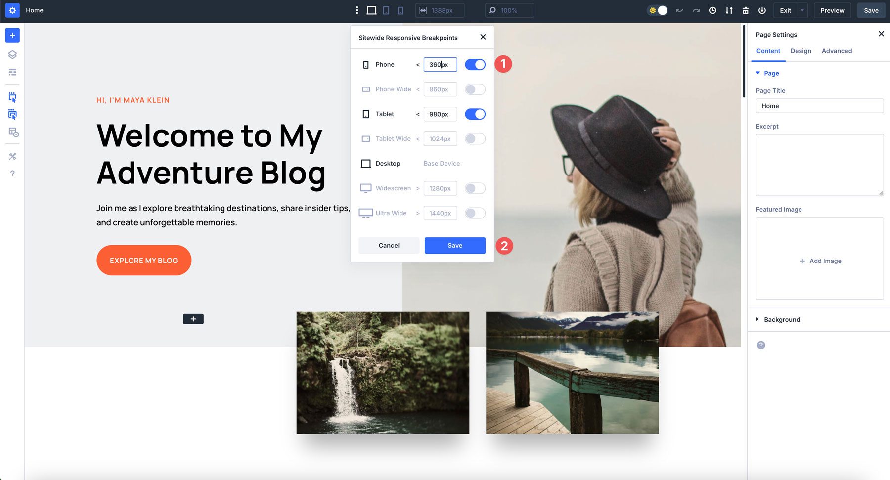 Divi 5でブレークポイントをカスタマイズする方法