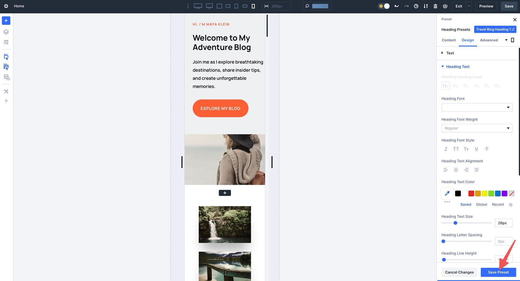 Divi 5プリセットを保存します